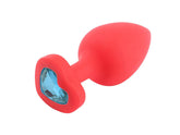 PLUG JOYA SILICONA CORAZON