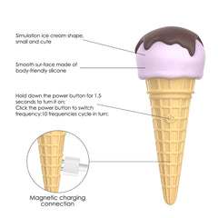 Masajeador Elsa Ice-Cream Vibrator Winyi
