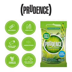 PRESERVATIVOS PRUDENCE CAIPIRINHA X3