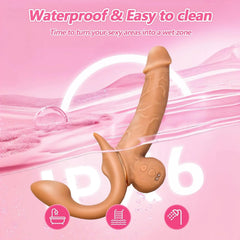 DILDO VIBRADOR DOBLE FORTWO