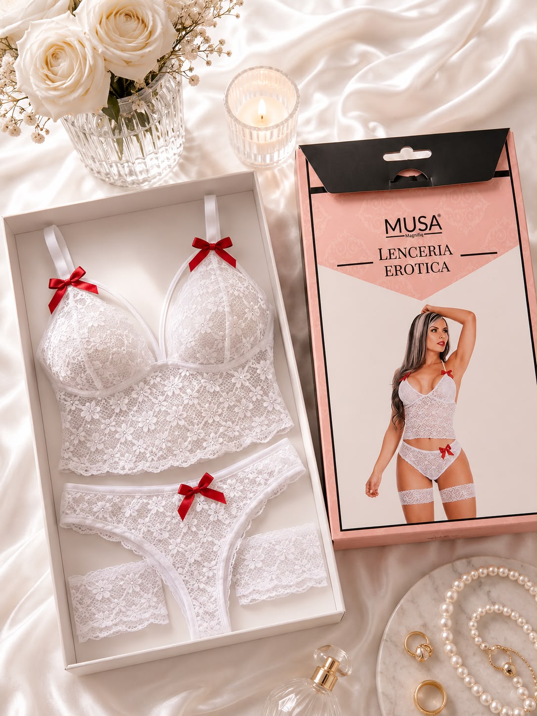 CONJUNTO DE RANDA BLANCO