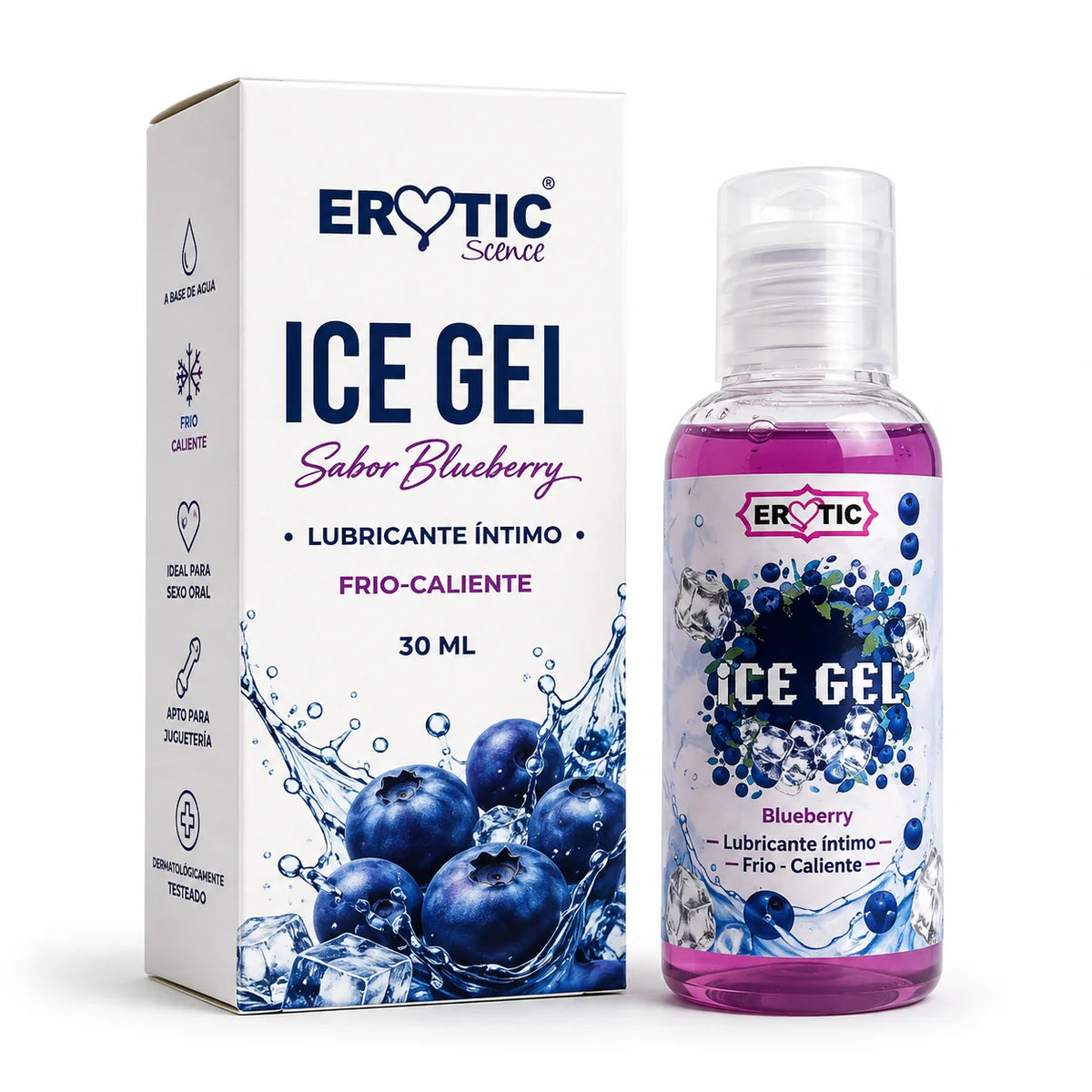 Lubricante Ice Gel Blueberry (40ml)
