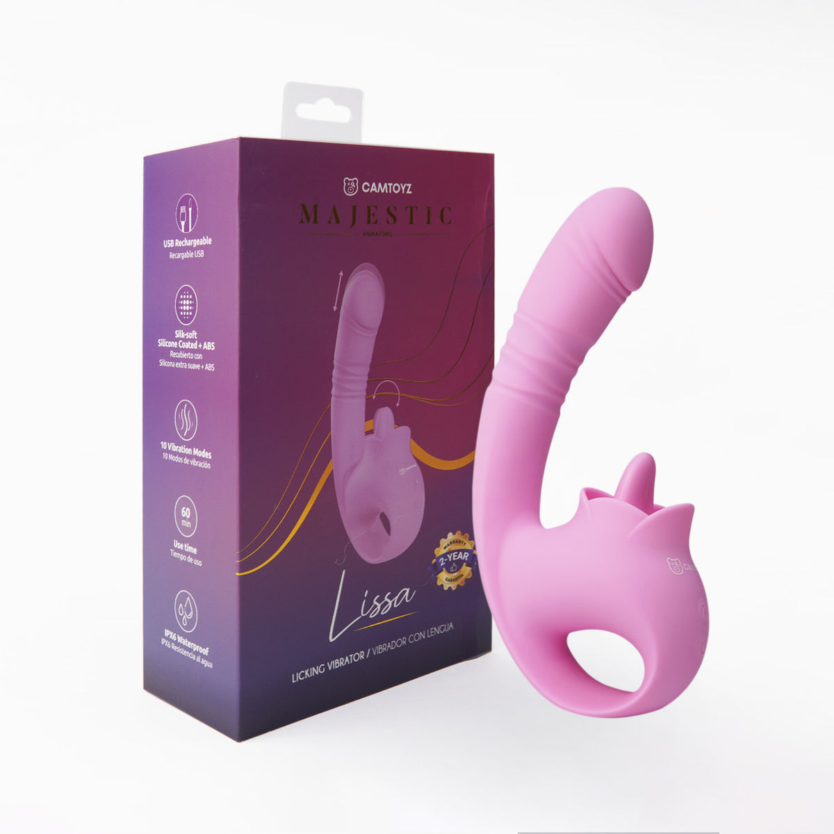 Estimulador con Lengua Lissa Majestic