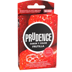 PRESERVATIVO PRUDENCE FRUTILLA X3