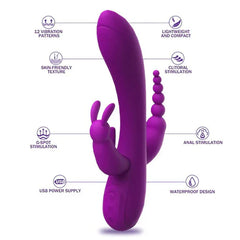 VIBRADOR DOBLE ESTIMULACION NORKYS