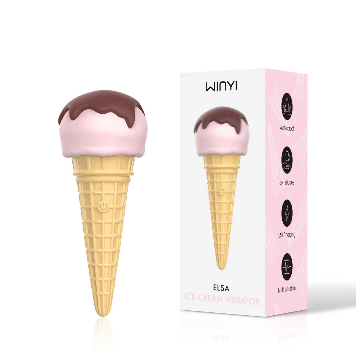 Masajeador Elsa Ice-Cream Vibrator Winyi