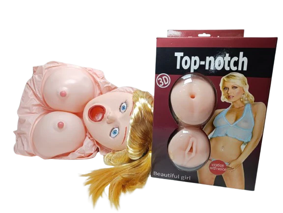 MUÑECA INFLABLE CON VIBRACION HEIDY